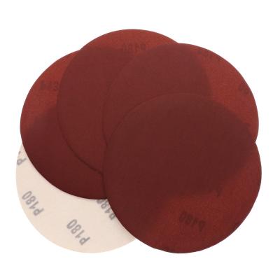 China High Quality 4-7Inch Hook And Loop Aluminum Oxide Sandpaper /Abrasive Sanding Disc For Polishing Grinding Round for sale