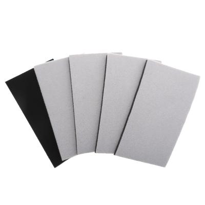 China 130x70mm Chamfered Rectangular Soft Hook And Loop Sponge Interface Pads For Polishing Grinding for sale