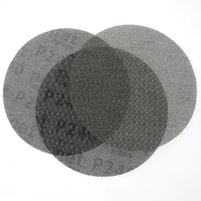 China Diameter 150mm Silicon Carbide Drywall Fiberglass Anti Clogging Hook & Loop Dust Proof MIRKA Sanding Mesh Disc for sale