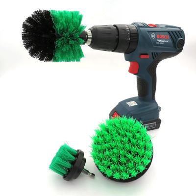 China Hot Selling Drill Brush Power Scrubber Cleaning Kit for Exterior Grout, Floor, Tub, Shower, Tile, Bathroom and Kitchen White for sale