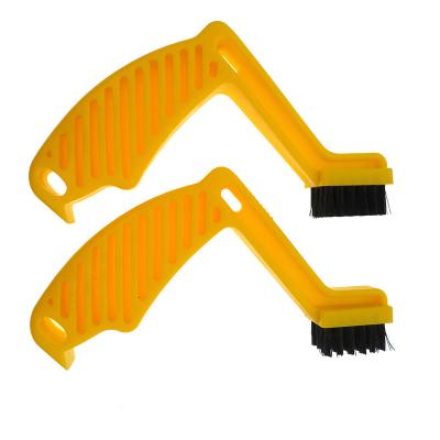 China Yellow Foam Pad Wash Brush Paint Polish Protection Cleaning Treatment Brush for sale