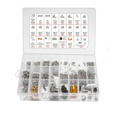 China Complete Parts Siboor Fastener Kit For 3D Printer V0.1 3D Printer Machine DIY Project Fasteners Screws Full Nuts kits for sale