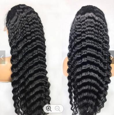 China New Hot Selling Transparent Human Hair Straight Virgin Human Hair Full Lace Wig 13*4 Lace Up Brazilian Double Frontal Full Lace Wig Body Wave Pulled for sale