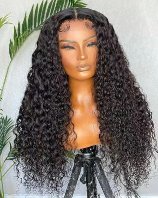 China Brazilian Virgin Raw Lace Frontal Wigs Cuticle Aligned Curly Straight Human Hair Wigs Glueless Full Lace Wig 100% For Black Women for sale