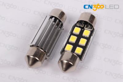 Cina lampadina senza errori della cupola della targa di immatricolazione del festone 6 LED 2835 SMD C5W di 36mm CANBUS in vendita