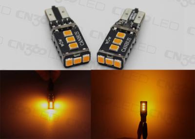 China 9 SMD T10 LED Bulb LED Light Bulbs 168 W5w Amber Pack 30000 Hours for sale