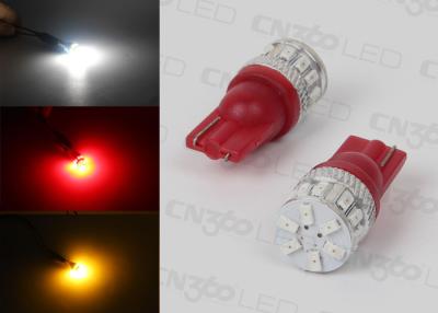 China El alto flujo 9v -18v T10 llevó el disipador de calor de aluminio rojo SMD3014 del bulbo en venta