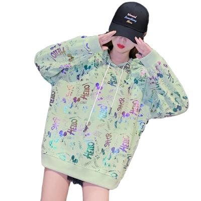 China latest Anti-wrinkle mickey mouse hoodie oversized casual sweatshirts for women for sale