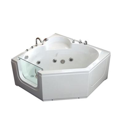 China NEW HS-B013B Single Skirt Walk In Whirlpool Tub Bathtub For Elderly Tub for sale