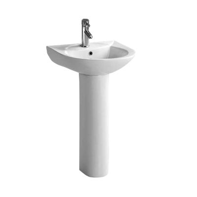 China HS-5104 Modern Bathroom Wash Basin Price, Pedestal Wash Basin Sink for sale