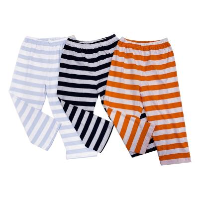 China 2021 Breathable Wholesale New Stock Ready To Ship Toddler Boys Stripe Wide Leg Pants Children Kids Loose Fit Cotton Kids Casual Pants for sale