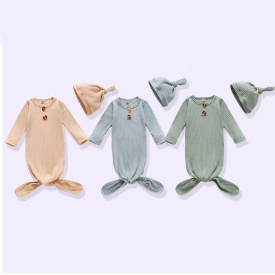 China Premium Baby 0-6 Months Breathable Infant Cotton Sleep Bag 100% Soft Single Ribbed Sleeping Bag Infant Sack for sale