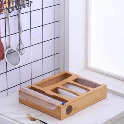 China Sustainable Manufacturers Direct Custom Sandwich Bags Bamboo Wooden Storage Box for sale