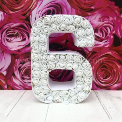 China Flower Romantic Wedding Decorations/Decoration Baby Kids Children Birthday Party Supplies, Giant 3d Led Light Up Marquee Numbers Letters for sale