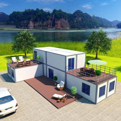 China Customized Detachable Container House With Sandwich Panel And Decoration Ceiling for sale