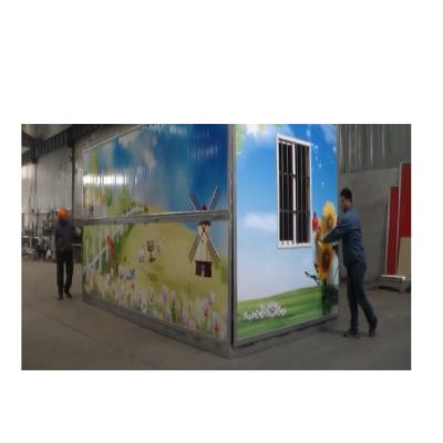 China Automatic Ironing Foldable Container House For Clothes House for sale