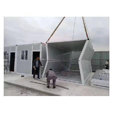 China Quick Build  Folding Container House Modular Wind Resistance Steel Structure for sale