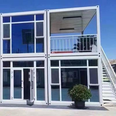 China Cheap prefab houses easy assemble 40ft container office houses usa for sale