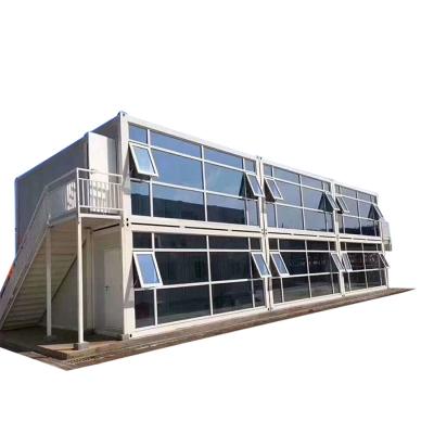 China UPS 2 Storey Flat Pack Prefab Office Building Modern Garden Office for sale