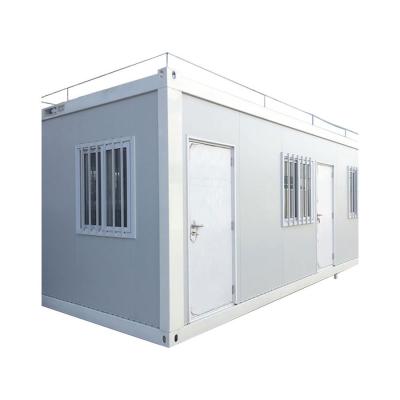 China Shipping  Prefab Hotel Rooms Flat Pack On Wheels With Plastic Steel Window for sale