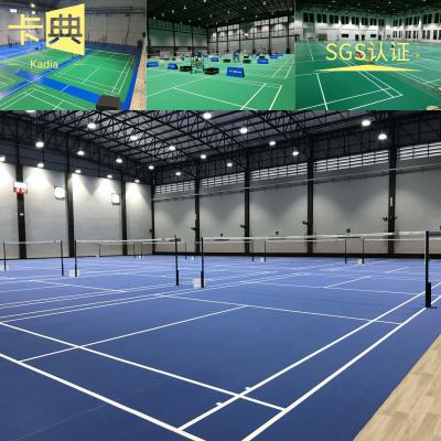 China Sports Court Indoor And Outdoor Badminton Flooring PVC Sports Flooring Plastic Flooring for sale