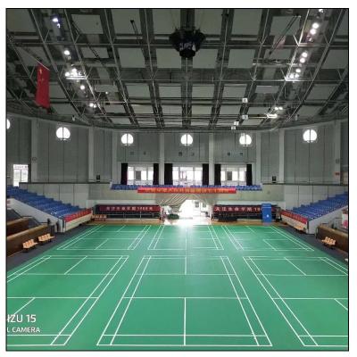 China Badminton BWF Approved PVC Badminton Sports Venue Floor Protector PVC Coating for sale