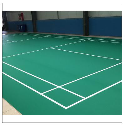 China Indoor Sports Court BWF Approved Badminton Basketball PVC Sports Flooring dongxing for sale