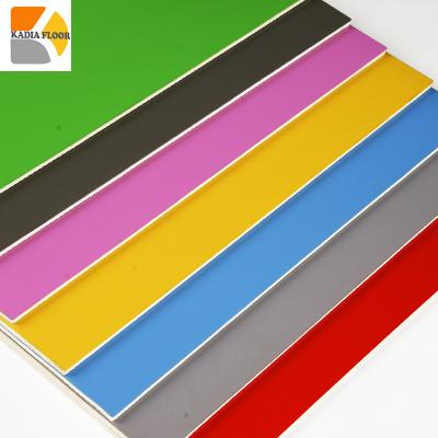 China Indoor and outdoor high quality DANCE/GYM/KINDERGARTEN professional sports flooring PVC sports flooring for sale