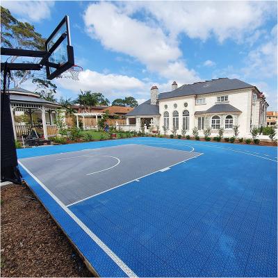 China Factory price basketball pp material basketball floor high quality professional outdoor suspended interlocking court for sale