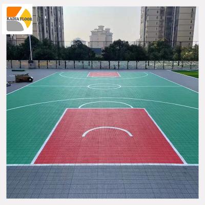 China High quality fustal padel court floor fustal padel floor factory low price factory low price basketball plastic interlocking floor for sale