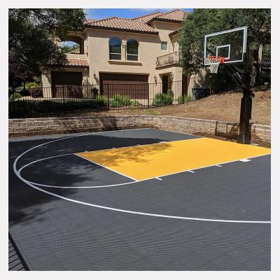 China Factory price basketball pp material basketball floor high quality professional outdoor suspended interlocking court for sale