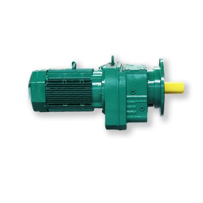 China Hotels GUOMAO Gear Reducer GR Series Helical Geared Motor For Lifting Gears for sale