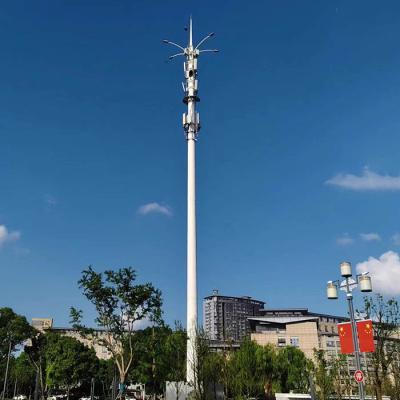 China Polvos de telecomunicaciones de acero galvanizado a presión de 30 m con antenas en venta