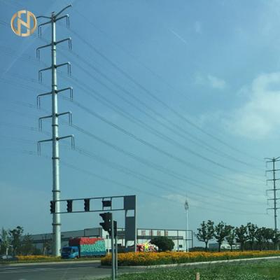 China EN de acero de acero tubular Stardand de poste 230KV de la transmisión de 220KV poste en venta