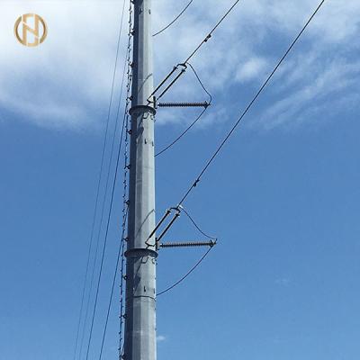 China Selbstunterstützung galvanisierte Grad 60-90 des Strommast-132KV 138KV 32m zu verkaufen