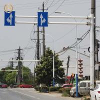 China Pulver beschichteter Straßen-Wegweiser-achteckige Form kundengebundener Service verfügbar zu verkaufen