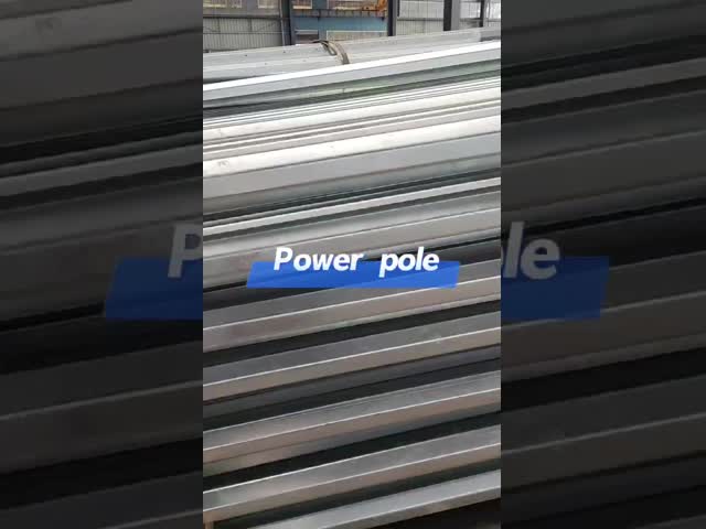 Factory custom power poles