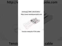 Electric power fittings Tension clamps for FTTH drop cable