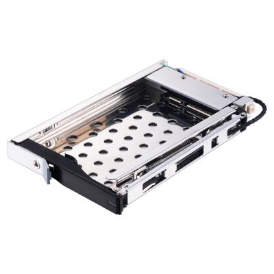 China Unestech ST8213 2.5in Plastic Hard Drive Mobile Holder Single Tray Less Hot Swap HDD Shockproof Enclosure for sale