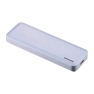 China Unestech Aluminum Aluminum Type-C USB3.1 To M.2 NGFF Portable External SSD Enclosure For B+M Key for sale