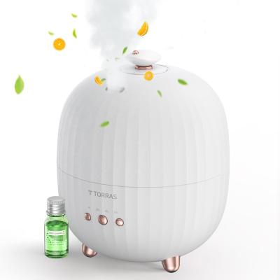 China Enjoy the fragrance and good smell in One Second TORRAS Universal Ultrasonic Aroma Diffusers 2021 Electronic Air Humidifier Air Humidifier Atmosphere Lamp Aroma Diffuser for sale