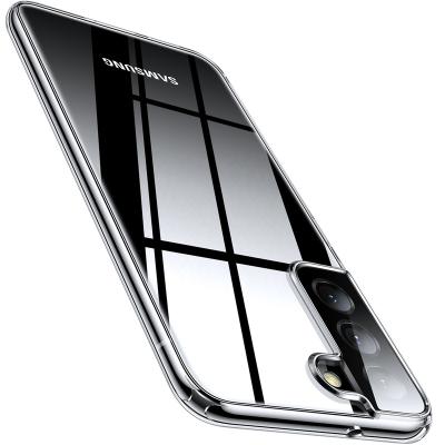 China 2022 TORRAS Shockproof Ultra Thin Flexible Crystal Clear Non-Yellowing Slim Fit TPU Phone Cover For Samsung Galaxy S22 Plus Silicone Case for sale