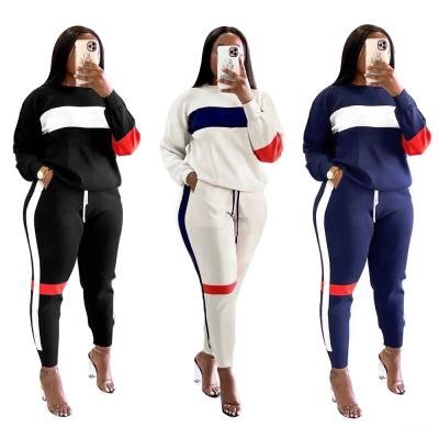 China New Arrival 2022 QUICK DRY Woman Top Trousers Soft Sweat pants set of 2 spring casual women two piece gaiters for sale