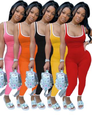 China Autumn Clothing Colorful Women One Piece Breathable Romperbodycon Women Skinny Overalls 2021 for sale