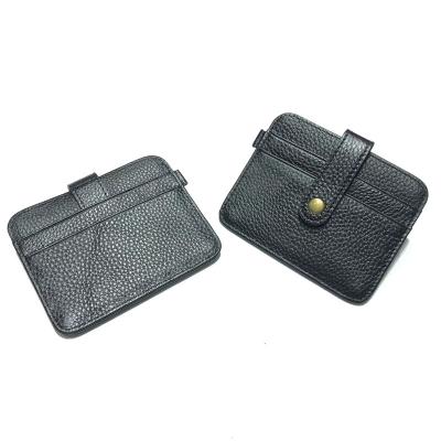 China Custom Fashion Card Case Men y108 Logo Wholesale Genuine Business Leather for sale