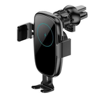 China Mobile Phone 15W Car Mobile Phone Car Mount Fast Wireless Holder Auto Wireless Charger for sale