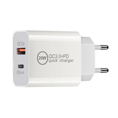 China Hot Sale 20W Wall Mobile Phone Charger Palladium Fast Charger Type-c QC 3.0 Fast Charger for sale