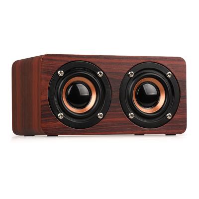 China Portable Wooden Hands-free TF Gaming Speakers High Fidelity Personal Computer Video Speaker Wireless Hand Free Game for sale