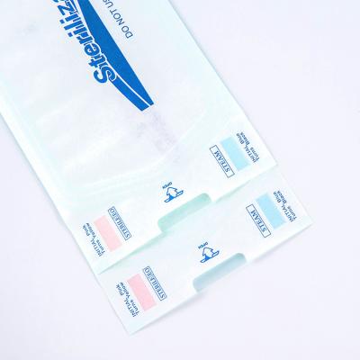 China Popular 60/70gsm Grade Paper Dental Equipment Used Self Sealing Sterilization Coil Pouch Dental Flat Sterile Pouch Netting for sale