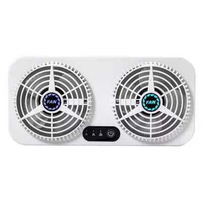 China 360 Swivel Easy Fit Durable Car Price White Favorable Car Cooler Ventilation Fan For Car for sale